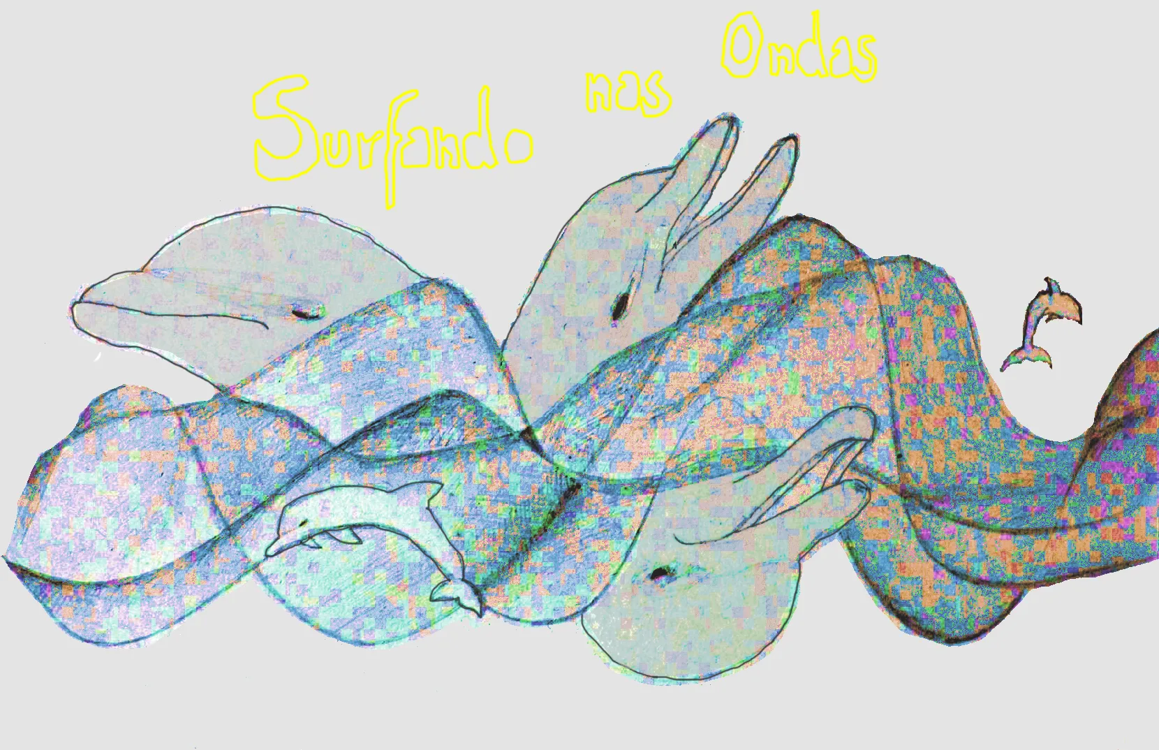 surfando nas ondas por iris beraud